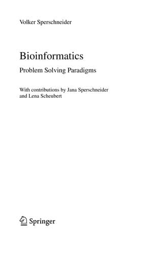 Tapa de Bioinformatics
