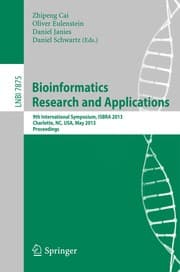 Tapa de Bioinformatics Research and Applications