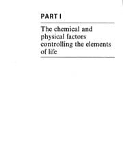 Tapa de The biological chemistry of the elements