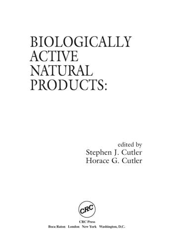 Tapa de Biologically active natural products