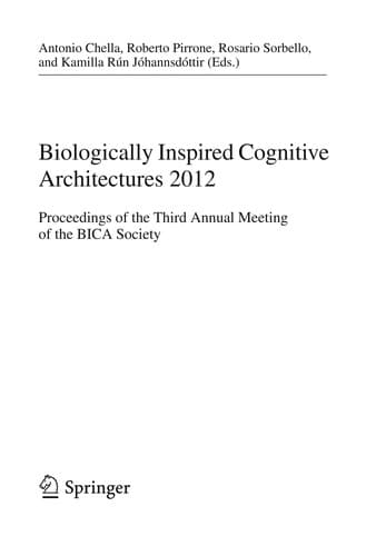 Tapa de Biologically Inspired Cognitive Architectures 2012