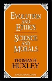 Tapa de Evolution and ethics