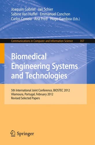 Tapa de Biomedical Engineering Systems and Technologies