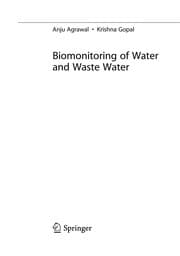 Tapa de Biomonitoring of Water and Waste Water