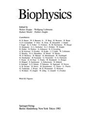 Tapa de Biophysics