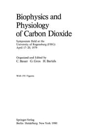 Tapa de Biophysics and Physiology of Carbon Dioxide