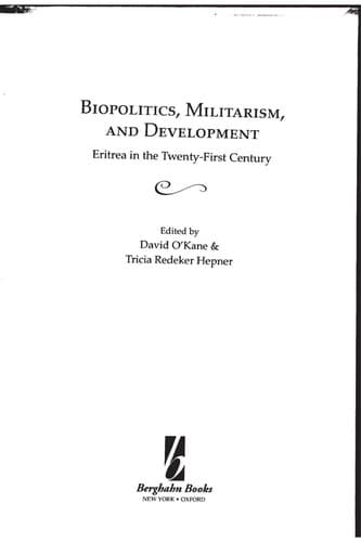 Tapa de Biopolitics, militarism, and development