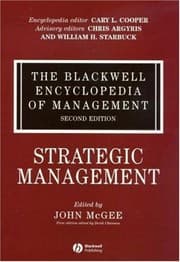 Tapa de The Blackwell encyclopedia of management