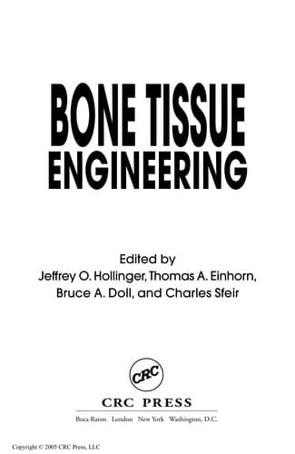 Tapa de Bone tissue engineering