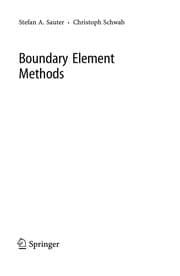 Tapa de Boundary Element Methods