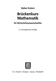 Tapa de Brückenkurs Mathematik für Wirtschaftswissenschaftler