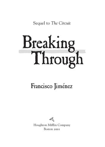 Tapa de Breaking Through