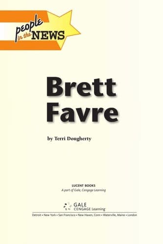 Tapa de Brett Favre