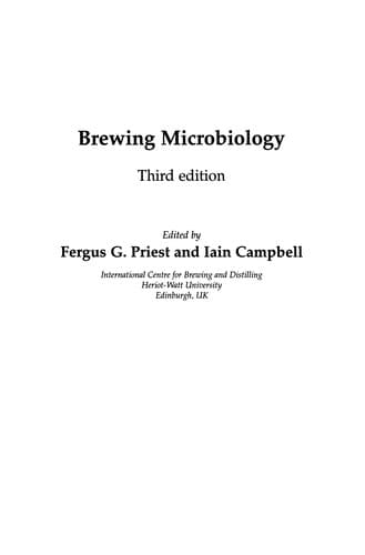 Tapa de Brewing Microbiology