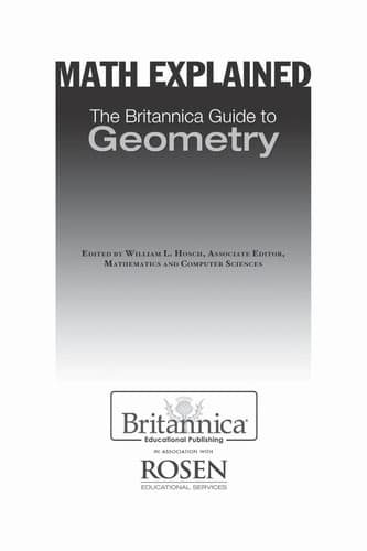 Tapa de The Britannica guide to geometry