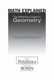 Tapa de The Britannica guide to geometry