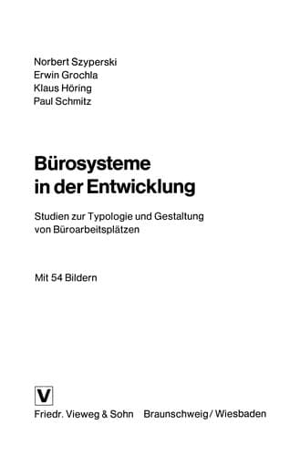 Tapa de Bürosysteme in der Entwicklung