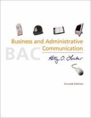 Tapa de Business and Administrative Communication
