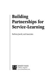 Tapa de Building partnerships for service-learning