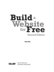 Tapa de Build a website for free