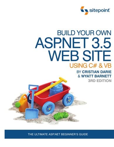 Tapa de Build your own ASP.NET 3.5 web site using C ́ & VB