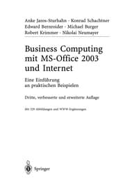 Tapa de Business Computing mit MS-Office 2003 und Internet