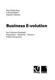 Tapa de Business E-volution
