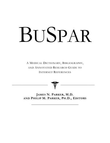 Tapa de BuSpar