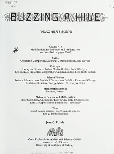 Tapa de Buzzing a hive