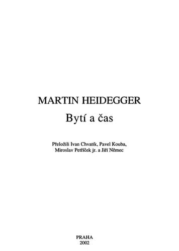 Tapa de Bytí a čas