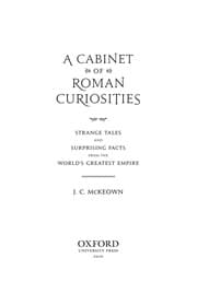 Tapa de A cabinet of Roman curiosities