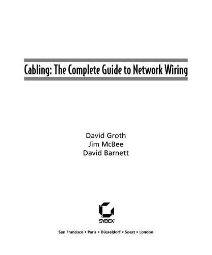 Tapa de Cabling