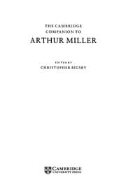 Tapa de Cambridge companion to Arthur Miller