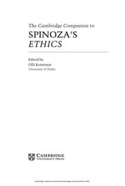Tapa de The Cambridge companion to Spinoza's Ethics