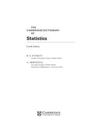 Tapa de The Cambridge dictionary of statistics