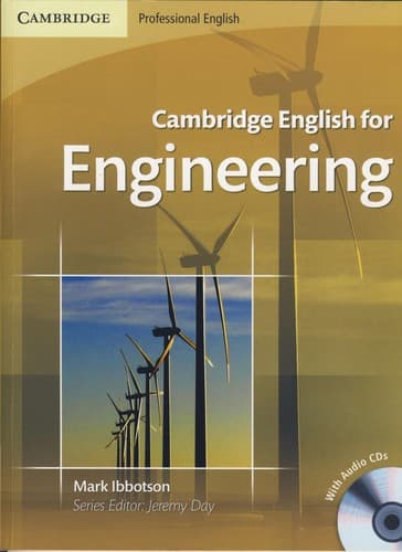 Tapa de Cambridge English for engineering