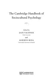Tapa de The Cambridge handbook of sociocultural psychology