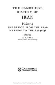 Tapa de The Cambridge history of Iran