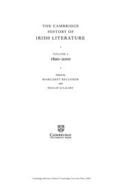 Tapa de The Cambridge history of Irish literature