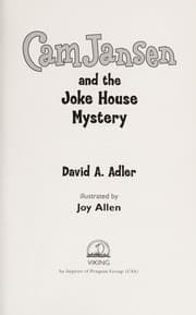 Tapa de Cam Jansen and the Joke House mystery