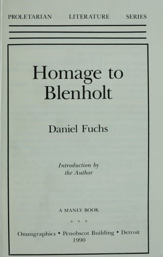 Tapa de Homage to Blenholt