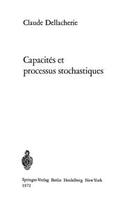 Tapa de Capacités et processus stochastiques