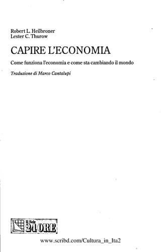 Tapa de Capire l'economia