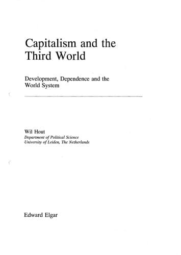 Tapa de Capitalism and the Third World