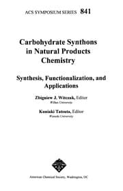Tapa de Carbohydrate synthons in natural products chemistry