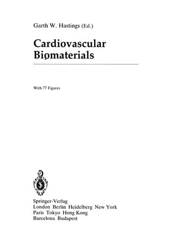 Tapa de Cardiovascular Biomaterials