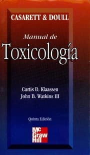 Tapa de Manual de toxicologia