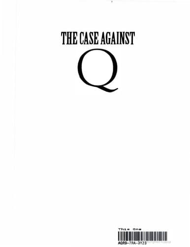 Tapa de The case against Q