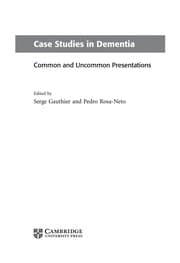 Tapa de Case studies in dementia