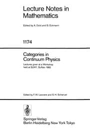 Tapa de Categories in continuum physics